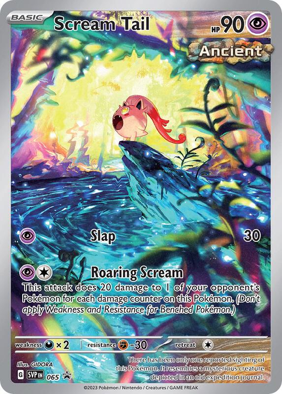 Scream Tail - 065 Pokemon card from SV: Scarlet & Violet Promo Cards