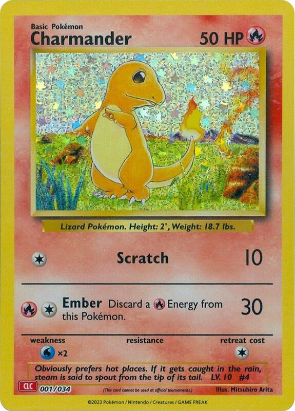 Charmander Pokemon card from Trading Card Game Classic