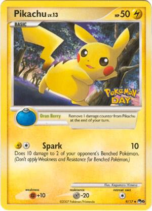 Pikachu (Pokemon Day Stamped)