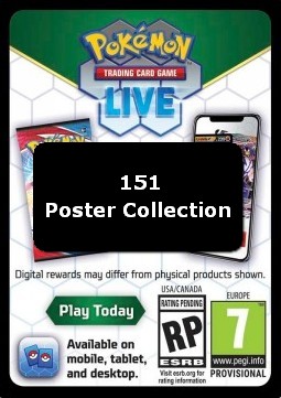 Live Code Card (151 Poster Collection) (MEW)151