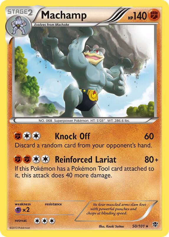 Machamp (50) Pokemon card from Plasma Blast