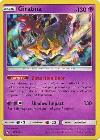 Giratina Pokemon card from Blister Exclusives