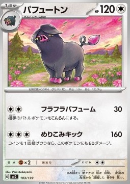 Oinkologne Pokemon card from ex Start Decks