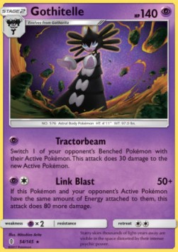 Gothitelle Pokemon card from Guardians Rising