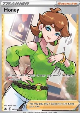 Honey Pokemon card from Chilling Reign