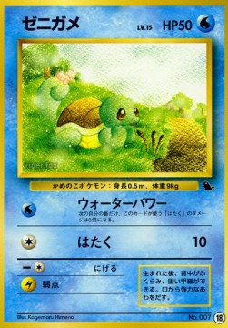 Squirtle Pokemon card from Intro Pack (Squirtle)
