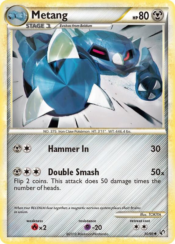 Metang Pokemon card from Undaunted