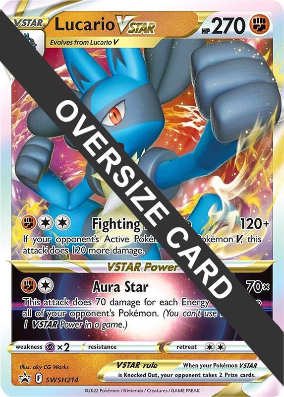 Lucario VSTAR - SWSH214 Pokemon card from Jumbo Cards