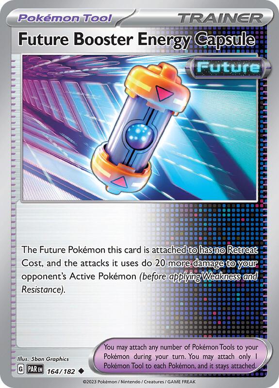 Future Booster Energy Capsule Pokemon card from SV04: Paradox