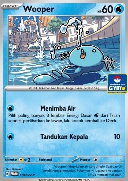 Quagsire (SV-P/ID 105) Scarlet & Violet Indonesian Promos ID
