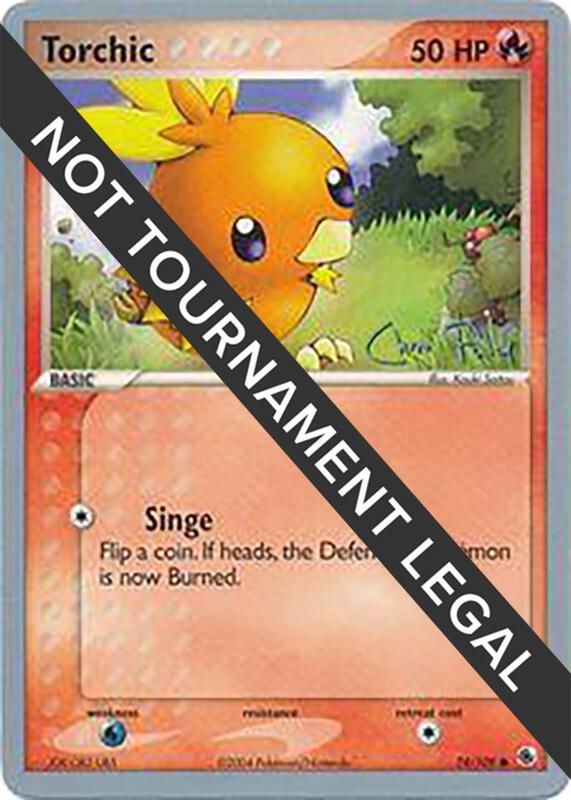 Torchic - 2004 (Chris Fulop) Pokemon card from World Championship Decks