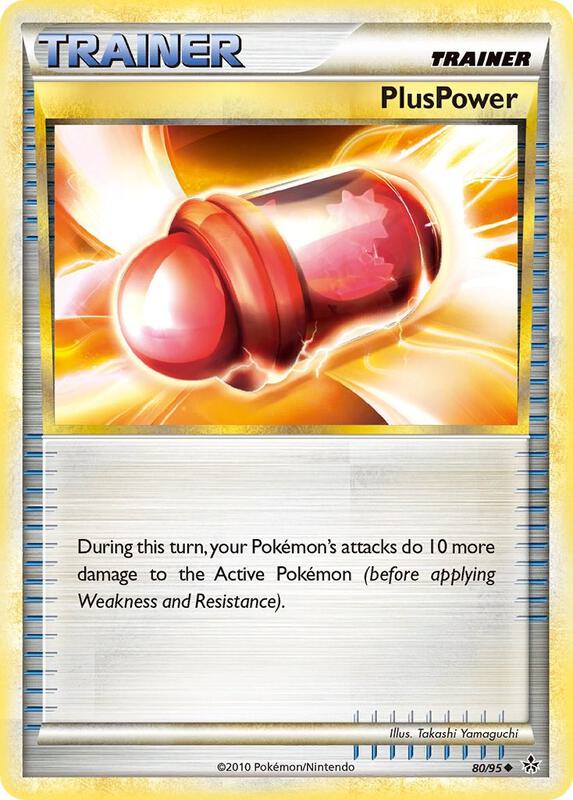 PlusPower Pokemon card from Unleashed