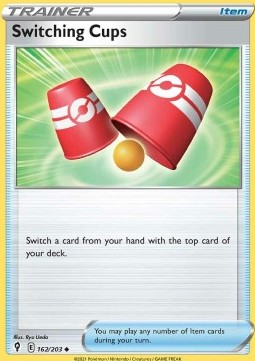 Switching Cups Pokemon card from Evolving Skies