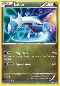 Latios Pokemon card from Dragon Vault