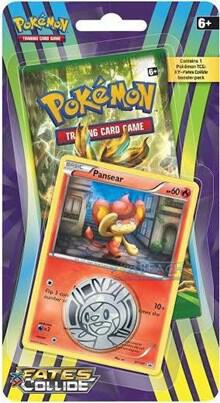 Fates Collide Single Pack Blister [Pansear] Pokemon card from XY - Fates Collide