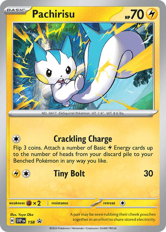 Pachirisu - 158 Pokemon card from SV:
