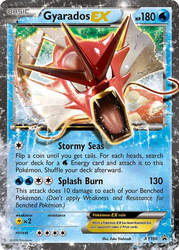 Gyarados EX Pokemon card from XY Promos