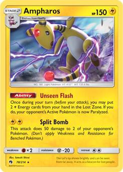 Ampharos Pokemon card from Deck Exclusives