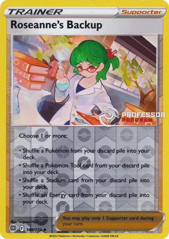 Roseanne's Backup Pokemon card from Professor Program Promos