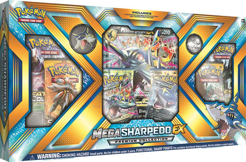 Mega Sharpedo EX Premium Collection Pokemon card from SM Base Set