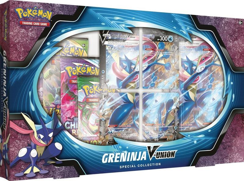 Greninja V-UNION Special Collection Pokemon card from SWSH07: Evolving