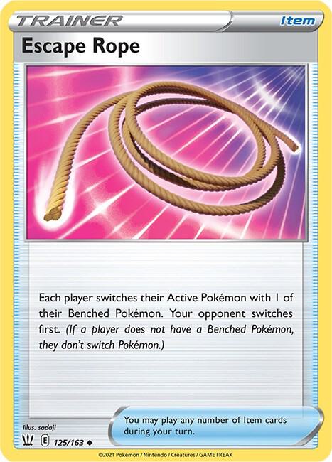 Escape Rope Pokemon card from SWSH05: Battle Styles