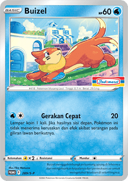Buizel (S-P/ID 289) Sword & Shield Indonesian Promos ID