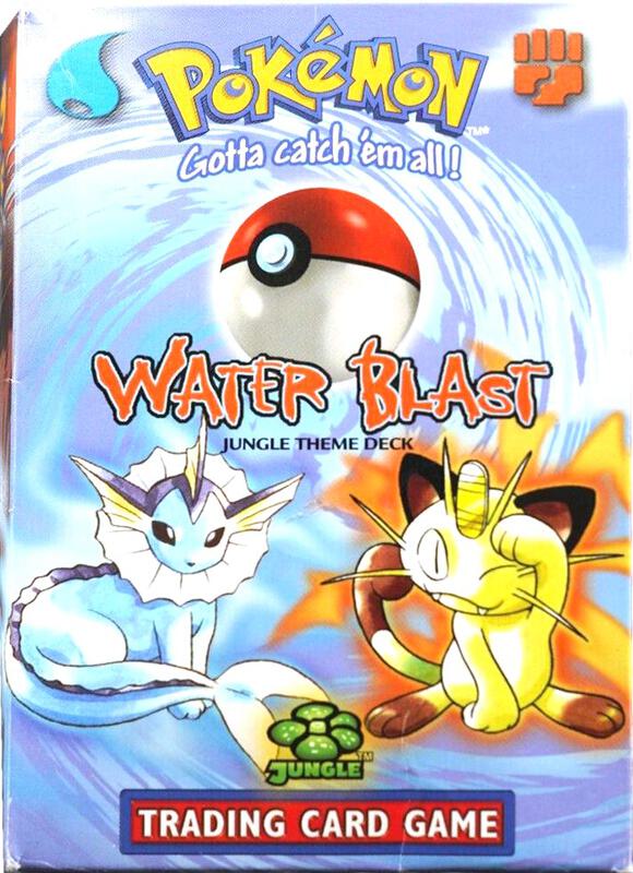 Jungle Theme Deck - "Water Blast" Pokemon card from Jungle