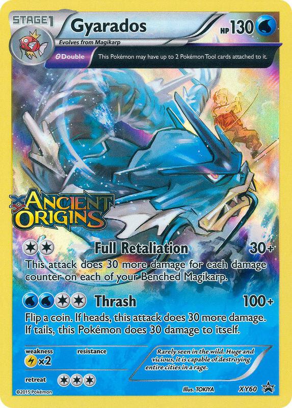 Gyarados - XY60 (Prerelease) Pokemon card from XY Promos
