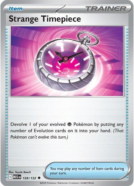 Strange Timepiece Pokemon card from ME01: Mega Evolution