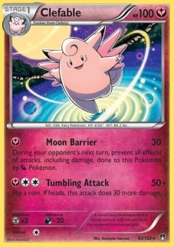 Clefable (Holo) Pokemon card from BREAKpoint