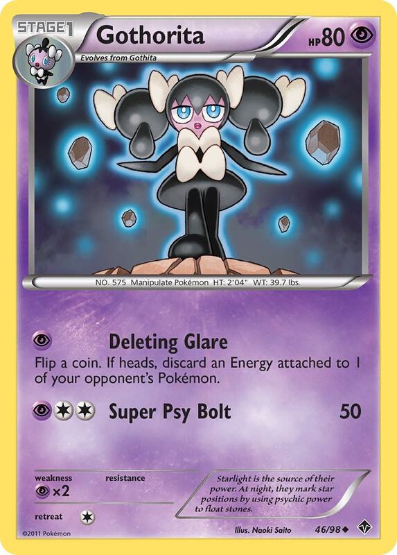 Gothorita (46) Pokemon card from Emerging Powers