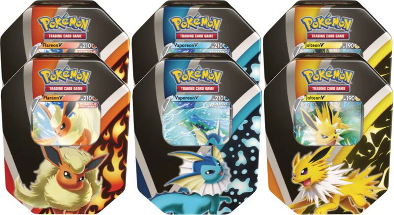 Eevee Evolutions Tin Case Pokemon card from Miscellaneous Cards & Products