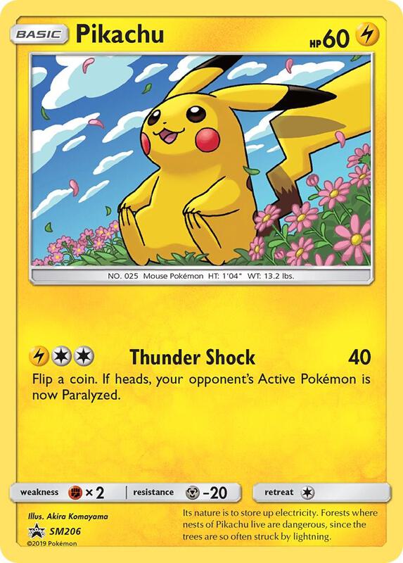 Pikachu - SM206 Pokemon card from SM Promos