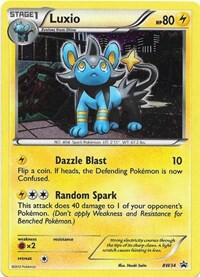 Luxio - BW34 (Cosmos Holo) Pokemon card from Black and White Promos