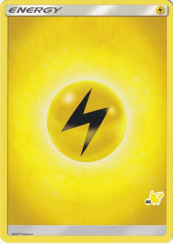 Lightning Energy (#48 Pikachu Stamped) Pokemon card from Battle Academy