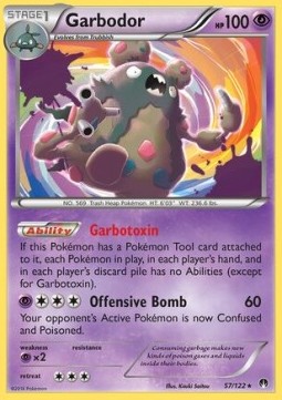 Garbodor Pokemon card from BREAKpoint