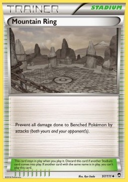 Mountain Ring Pokemon card from Furious Fists