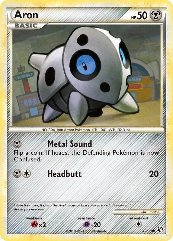 Aron Pokemon card from Undaunted