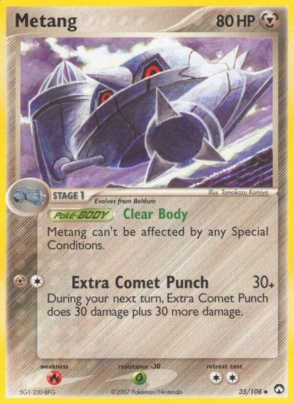 Metang Pokemon card from Power Keepers