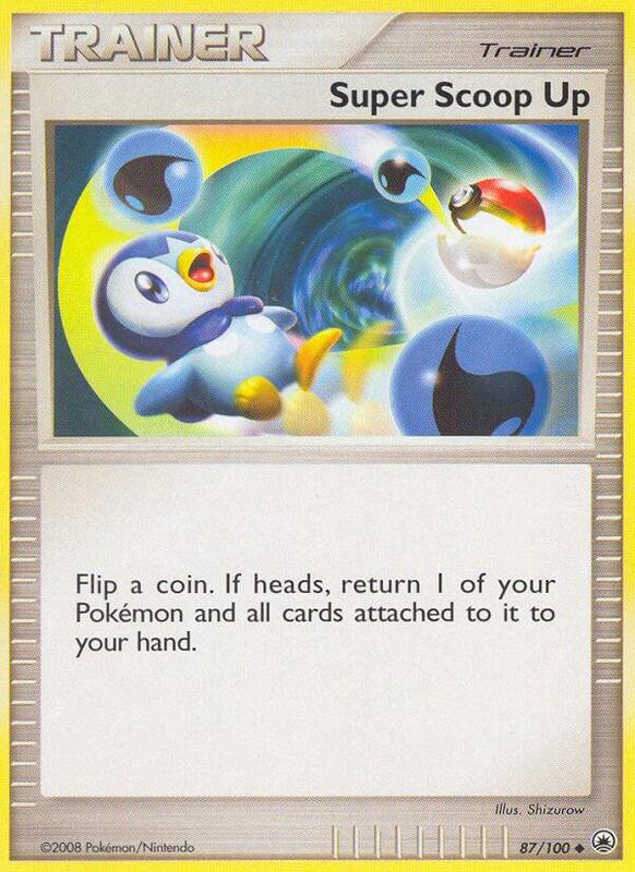 Super Scoop Up Pokemon card from Majestic Dawn