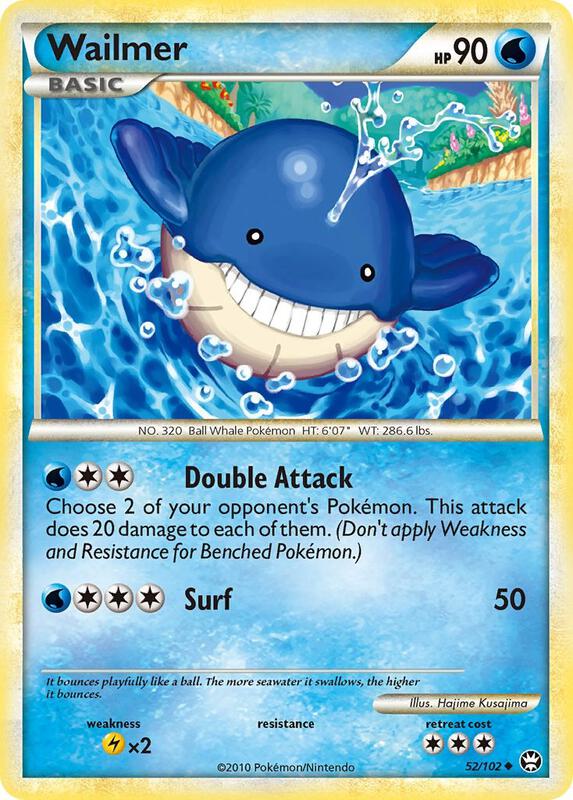Wailmer Pokemon card from Triumphant
