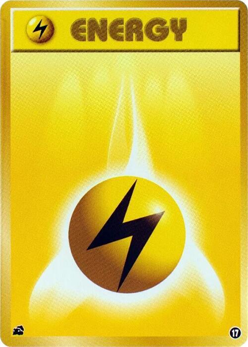 Basic Lightning Energy - 17 (Japanese) Pokemon card from Intro Pack (Bulbasaur)