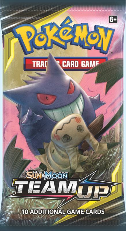 Team Up Booster Pack Pokemon card from SM - Team Up