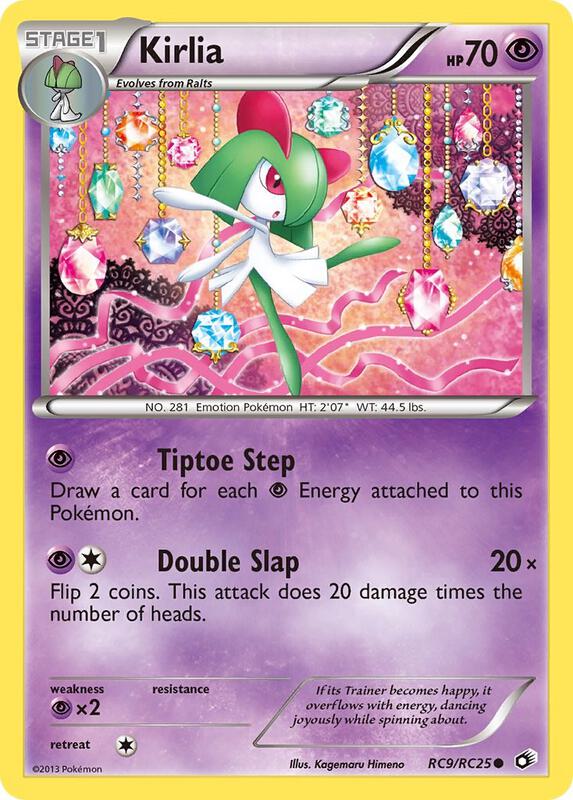 Kirlia Pokemon card from Legendary Treasures: Radiant Collection