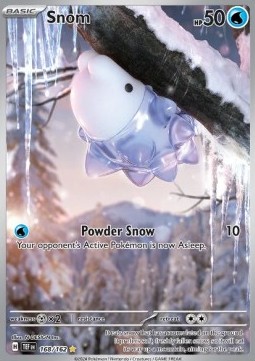 Snom Pokemon card from Temporal Forces