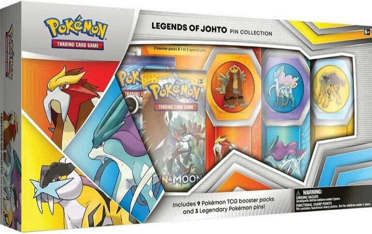 Legends of Johto Pin Collection Pokemon card from Miscellaneous Cards & Products