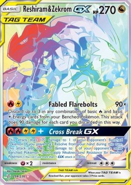 Reshiram & Zekrom GX (Holo)
