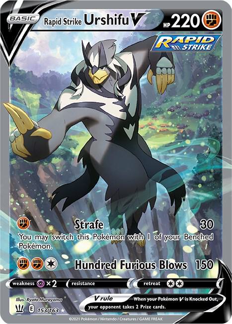 Rapid Strike Urshifu V (Alternate Full Art) Pokemon card from SWSH05: Battle