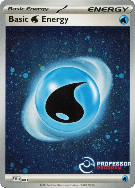 Water Energy (2023) Pokemon card from Professor Program Promos